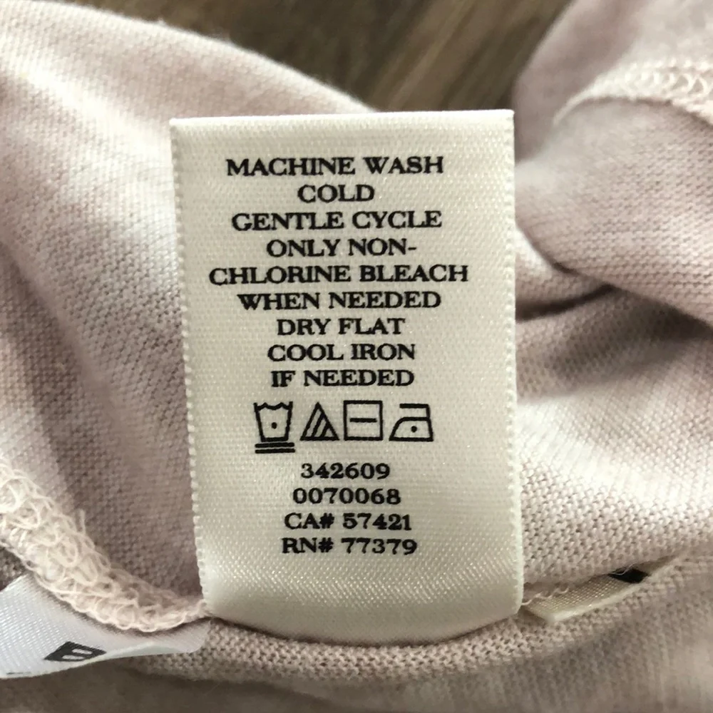 ANN TAYLOR Women's Light Tan Long Sleeve Top - Picture 4 of 7
